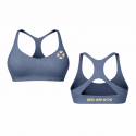 brassière sport stretch bleu gris HIIT