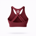 Crop bra CHELSEA model cardinal red| VERY BAD WOD