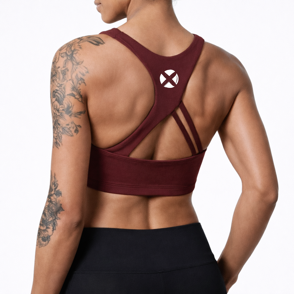 Crop Bra sport high chest rouge CHELSEA|VERY BAD WOD — Rouge · Taille M