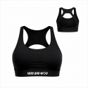 Brassière fitness Helen noire femme Very Bad Wod pour CrossFit et musculation, maintien stretch