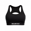Brassière Helen noire Very Bad Wod femme pour training et yoga, maintien et confort stretch