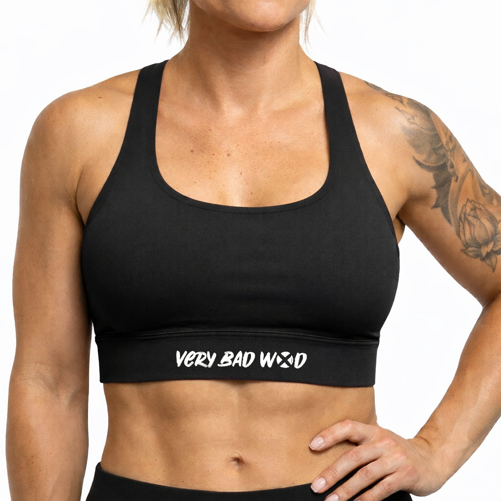 Brassière sport noire HELEN | VERY BAD WOD — Noir · Taille S
