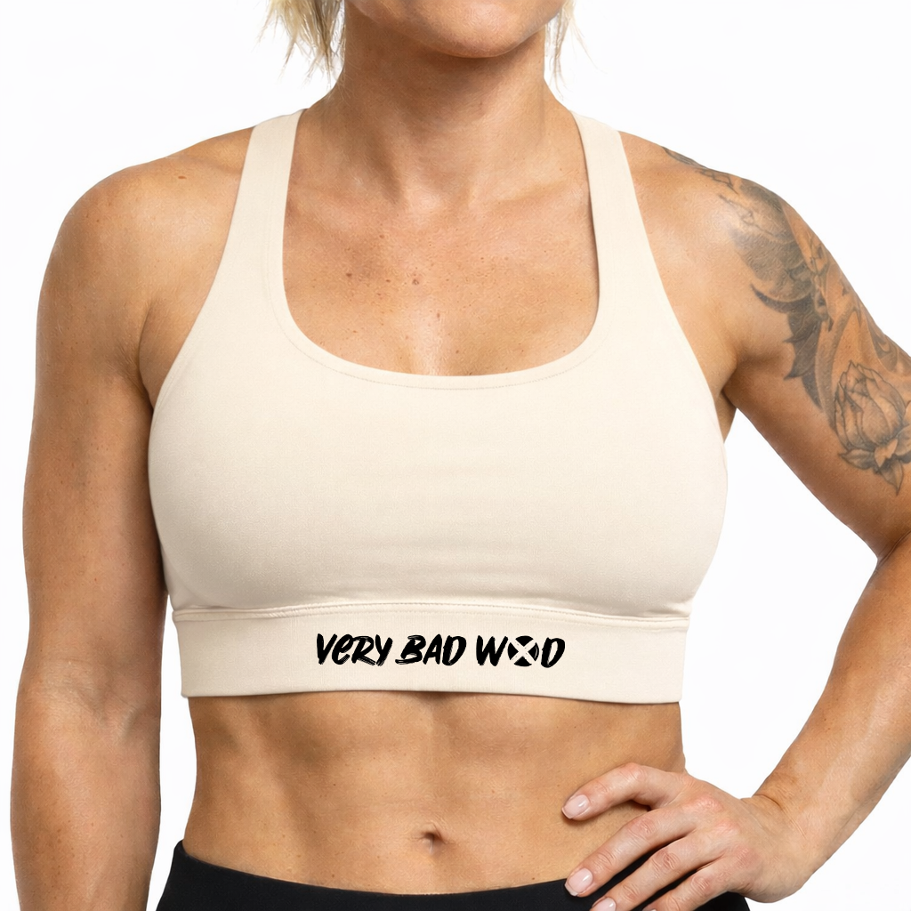 Brassière sport blanc crème HELEN | VERY BAD WOD — Blanc · Taille S