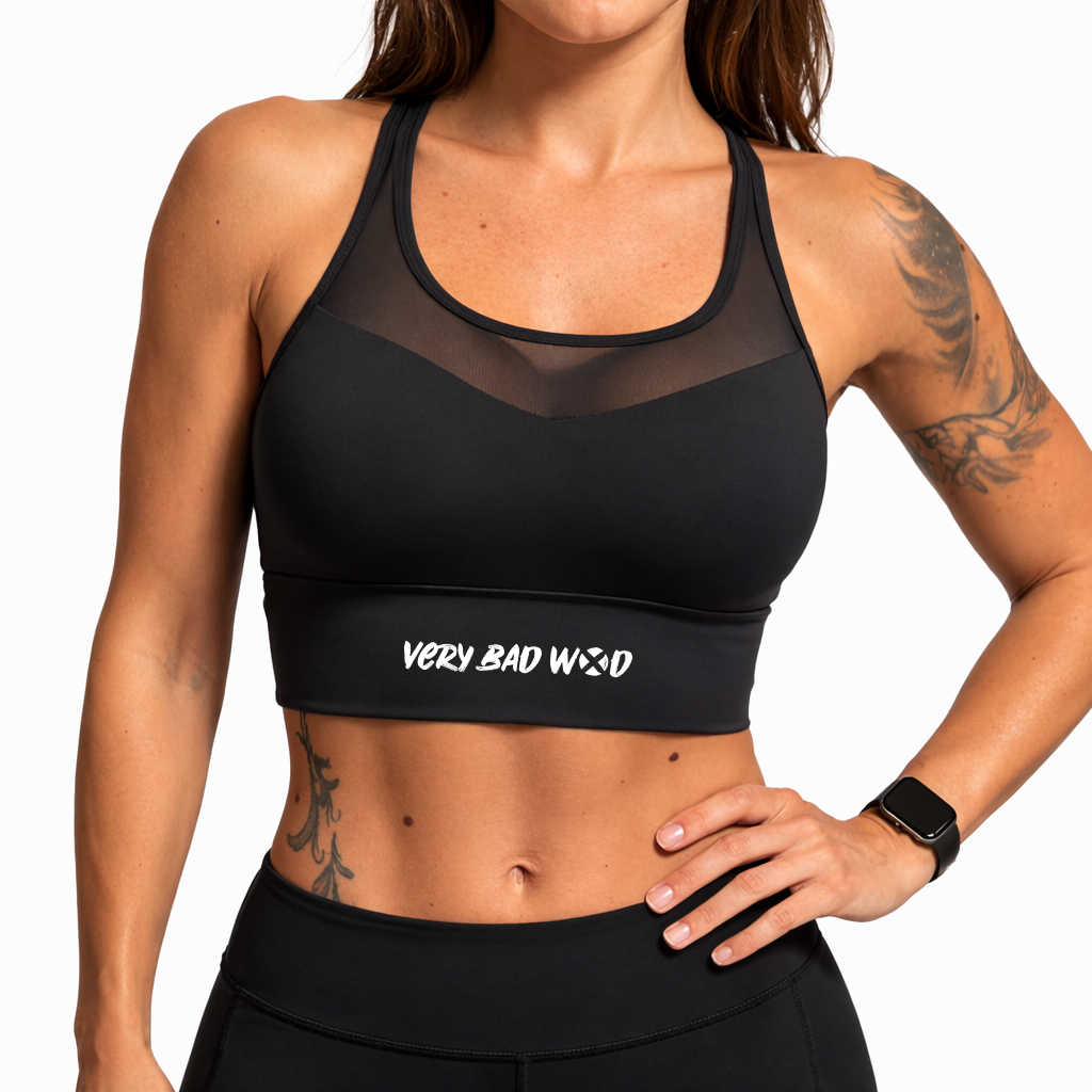 Brassière sport noire NANCY | VERY BAD WOD — Noir · Taille M