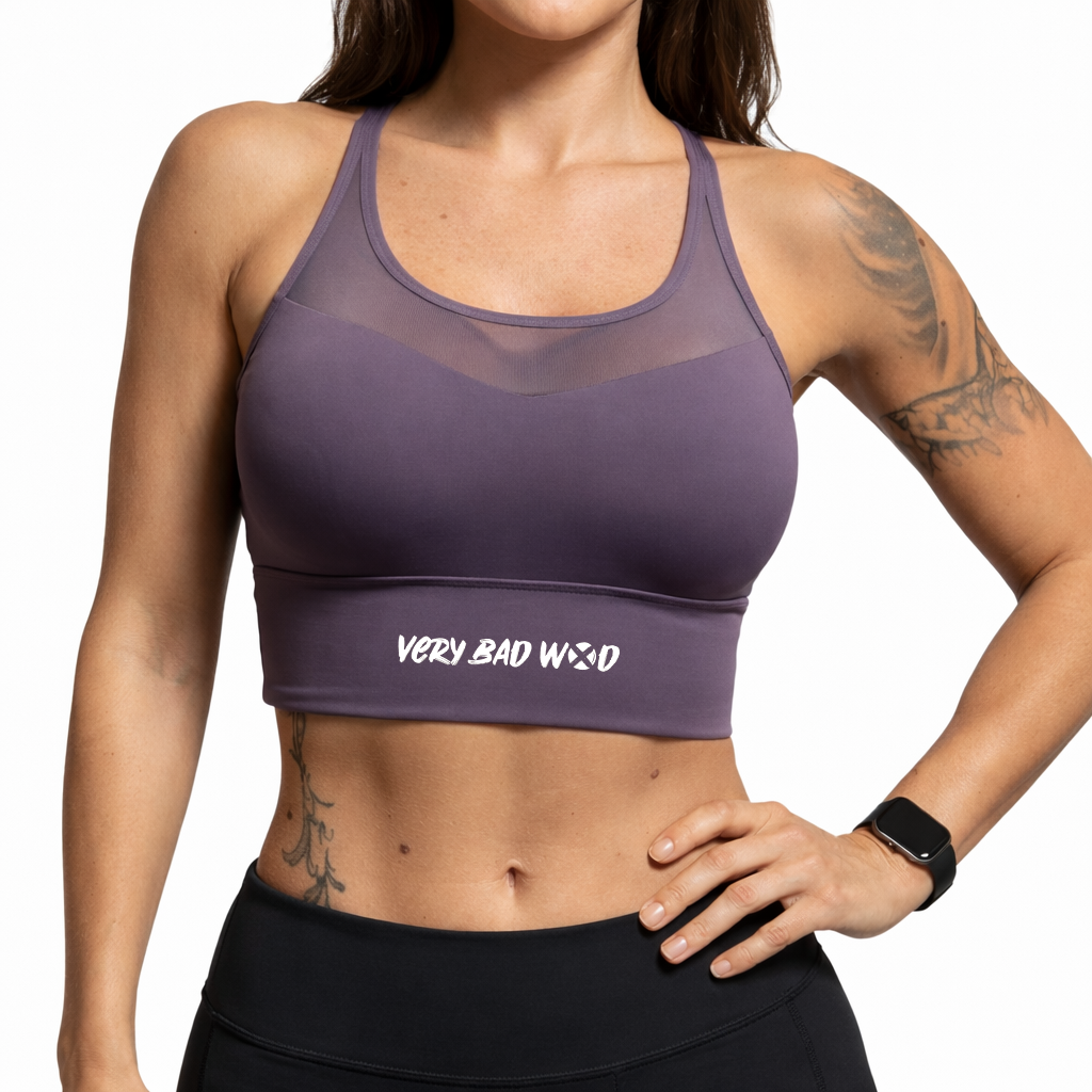 Brassière sport violette NANCY | VERY BAD WOD — Violet · Taille M