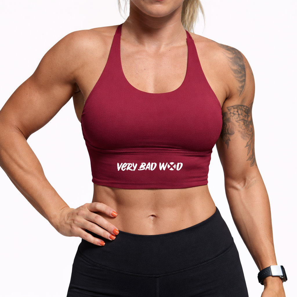 Brassière sport rose framboise KELLY | VERY BAD WOD — Rose · Taille XS