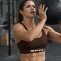 Sport bra ISABEL model brown | VERY BAD WOD