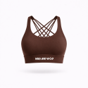 Sport bra ISABEL model brown | VERY BAD WOD