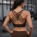 Sport bra ISABEL model brown | VERY BAD WOD