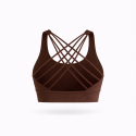 Sport bra ISABEL model brown | VERY BAD WOD