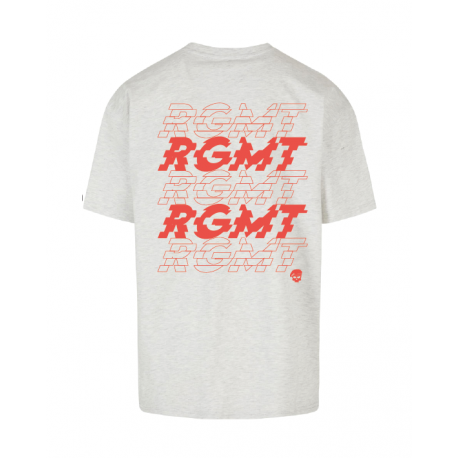 t shirt barbell regiment gris lifestyle t shirt oversize sport