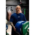t shirt musculation oversize bleu séance t shirt muscu large homme