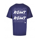 t shirt barbell regiment bleu lifestyle t shirt oversize sport
