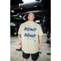 t shirt crossfit oversize beige entraînement t shirt crossfit homme gris