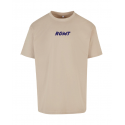 t shirt oversized beige homme training t shirt fitness homme oversize
