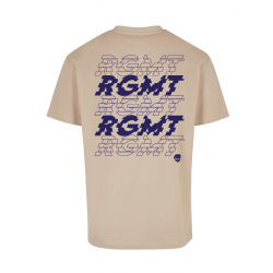 t shirt barbell regiment beige lifestyle t shirt oversize sport