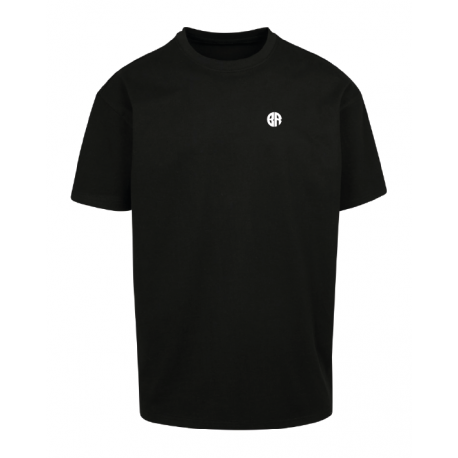 t shirt oversized sport noir coton épais fitness