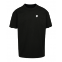 t shirt oversized sport noir coton épais fitness
