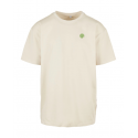 t shirt oversized sport beige coton épais fitness