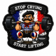 Men’s Velcro Patch Very Bad Wod Stop Crying Start Lifting