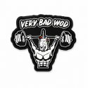 UNICORN SOLDIER black 3D PVC velcro patch for athlete | VERY BAD WOD