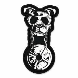 CANIWOD black 3D PVC velcro patch | VERY BAD WOD