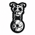 CANIWOD black 3D PVC velcro patch | VERY BAD WOD