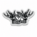 FRAN white 3D PVC velcro patch for athlete | VERY BAD WOD