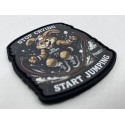 Patch humoristique CrossFit lapin corde à sauter training