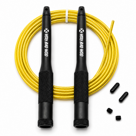 Corde à sauter CrossFit Very Bad Wod Velocity 2.0 câble jaune
