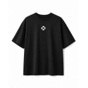 Unisex black oversized T-Shirt ALWAYS WITH MY BUDDY | VERY BAD WOD