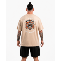 T-Shirt oversize unisexe greige brown SAINT OF MY TIME | VERY BAD WOD