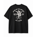 Unisex black oversized T-Shirt HAND OF DESTINY | VERY BAD WOD