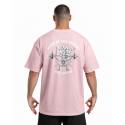 Unisex light pink oversized T-Shirt HAND OF DESTINY | VERY BAD WOD