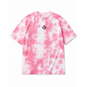 T-Shirt oversize unisexe rose TIE DYE FRENCH WOD | VERY BAD WOD