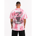 Unisex black oversized T-Shirt TREBLE| ROKFIT