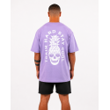 T-Shirt oversize unisexe violet TRAIN HARD STAY COOL | VERY BAD WOD