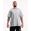 T-Shirt oversize unisexe vert de gris WAKE UP BEFORE TIME CAP | VERY BAD WOD