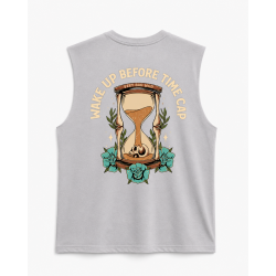 Muscle Tank Oversize Vert de gris Wake up before time cap Very Bad Wod