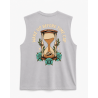 Very Bad Wod Oversized Muscle Tank Wake up before time cap Sage Green