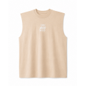 Muscle Tank Oversize Brun grège Wake up before time cap Very Bad Wod