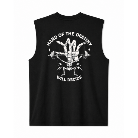 Muscle Tank Oversize Noir Hand of Destiny Very Bad Wod