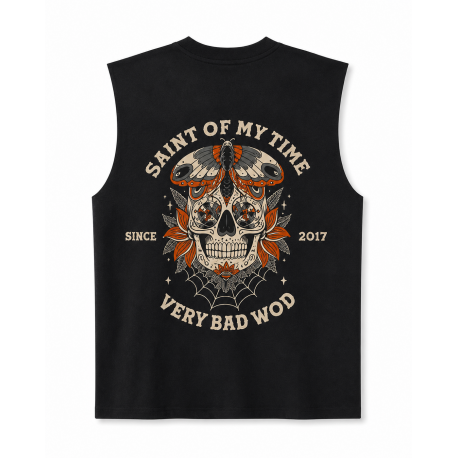 Muscle Tank Oversize Very Bad Wod Saint of my time noir Muscle tank sport