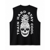 Muscle Tank Oversize Noir Train hard stay cool Very Bad Wod