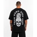 T-Shirt oversize unisexe noir TRAIN HARD STAY COOL | VERY BAD WOD