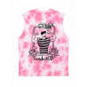 Muscle Tank Oversize Rose Tie Dye French Wod Very Bad Wod