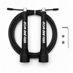 Corde à sauter Very Bad WOD Jumpy 2.0 noir pour CrossFit®