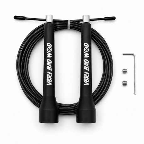 Corde à sauter Very Bad WOD Jumpy 2.0 noir pour CrossFit®