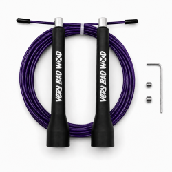 Corde à sauter Very Bad WOD Jumpy 2.0 violette pour CrossFit®