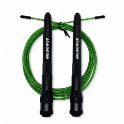 Corde à sauter Very Bad Wod Stormy noire câble vert pour CrossFit®
